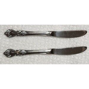 Reed & Barton Marlborough Pattern Stainless Flatware - Two (2) Youth Knives